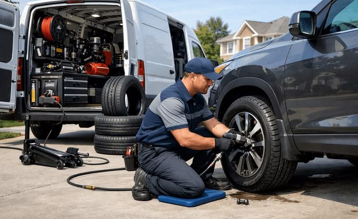 Tyre Repair Jumeirah Golf Estates Mobile Service