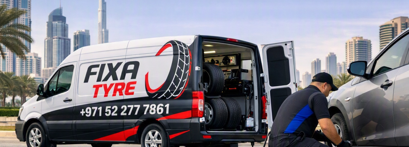 Mobile Tyre Repair Dubai
